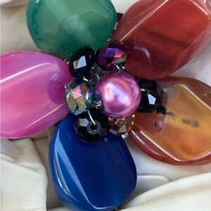 Multicolor Floral ring